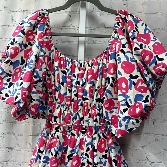 Southern Threads Boutique puffy sleeve tulle lined puffy skirt new L dre… - Picture 8 of 8